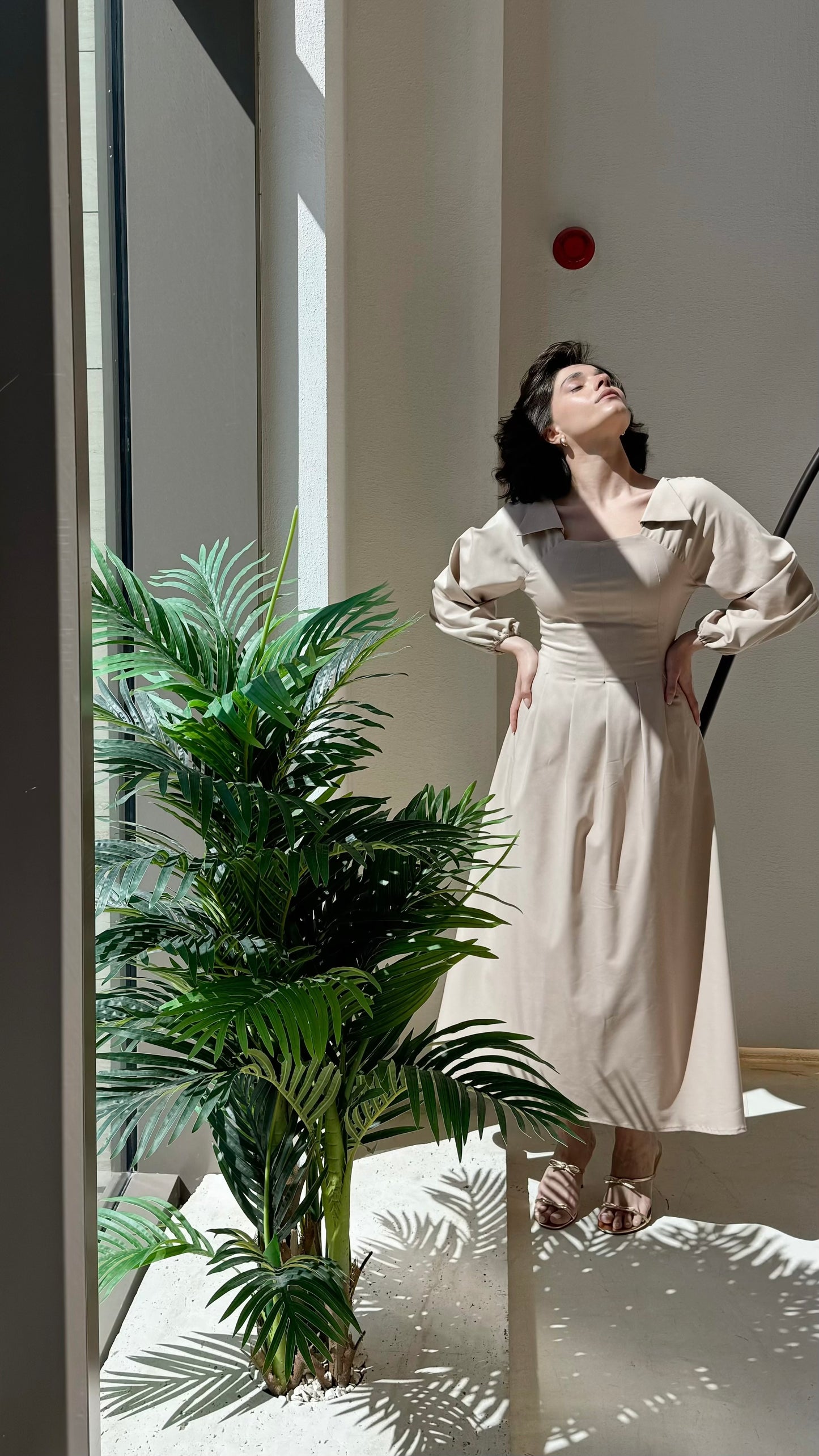 The Maxi Pleated Dress