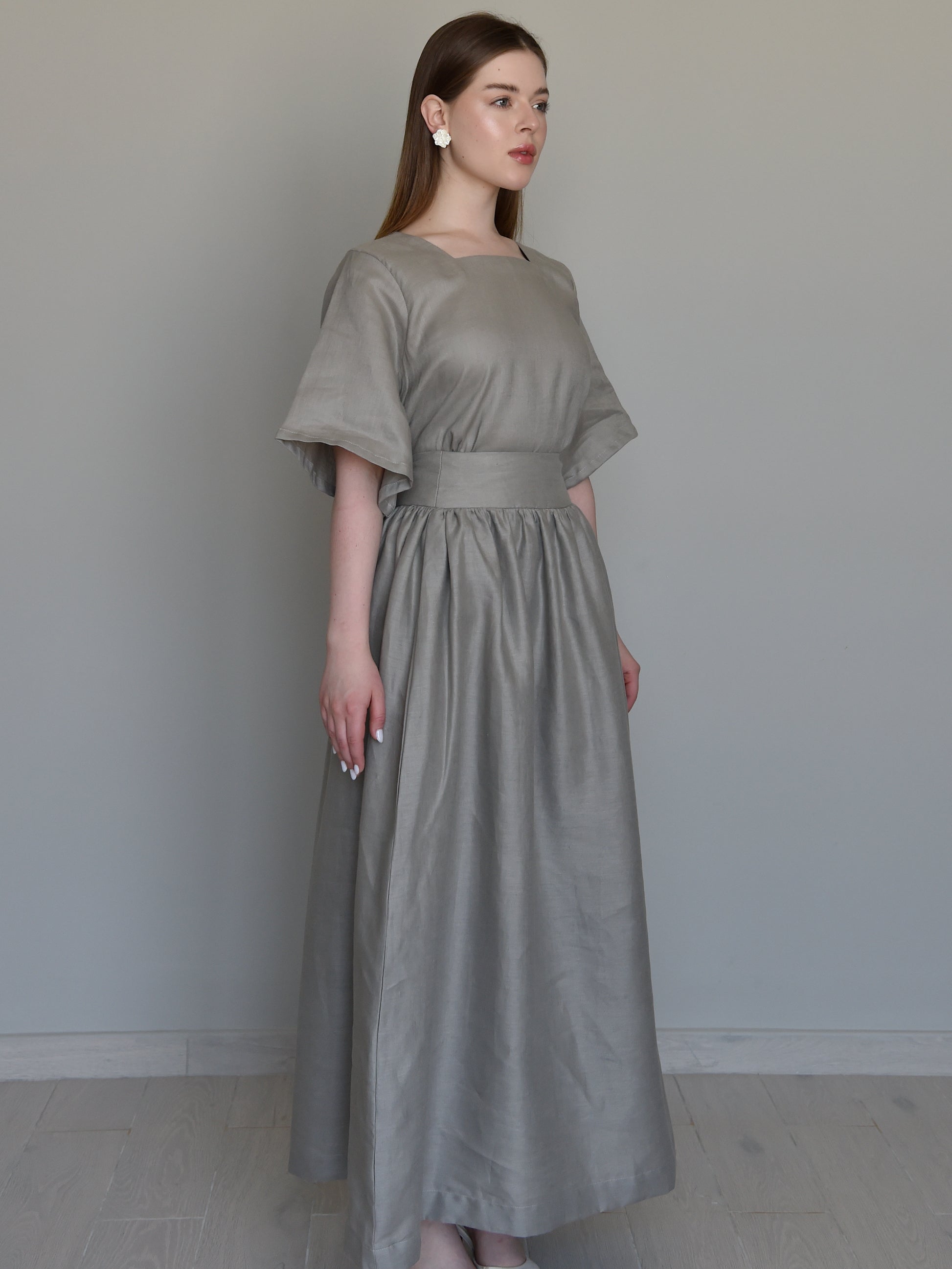 The Grey Skirt Set