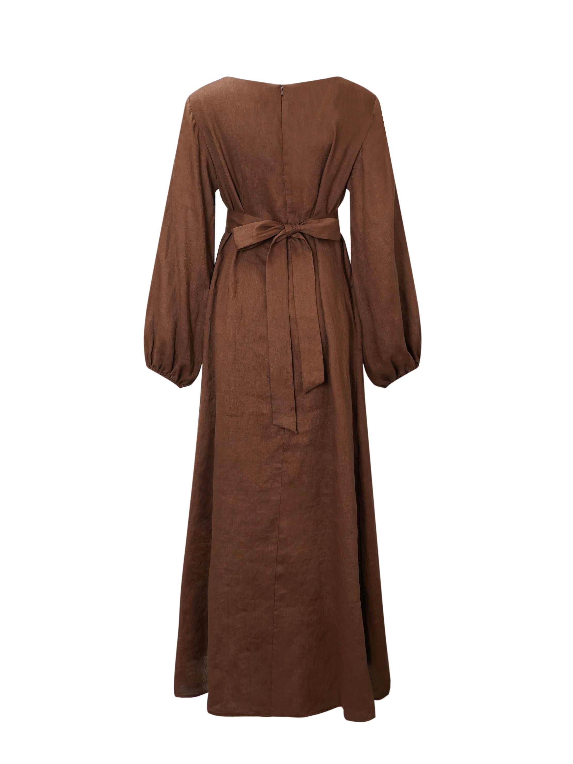 The Luna Dress in Chocolate